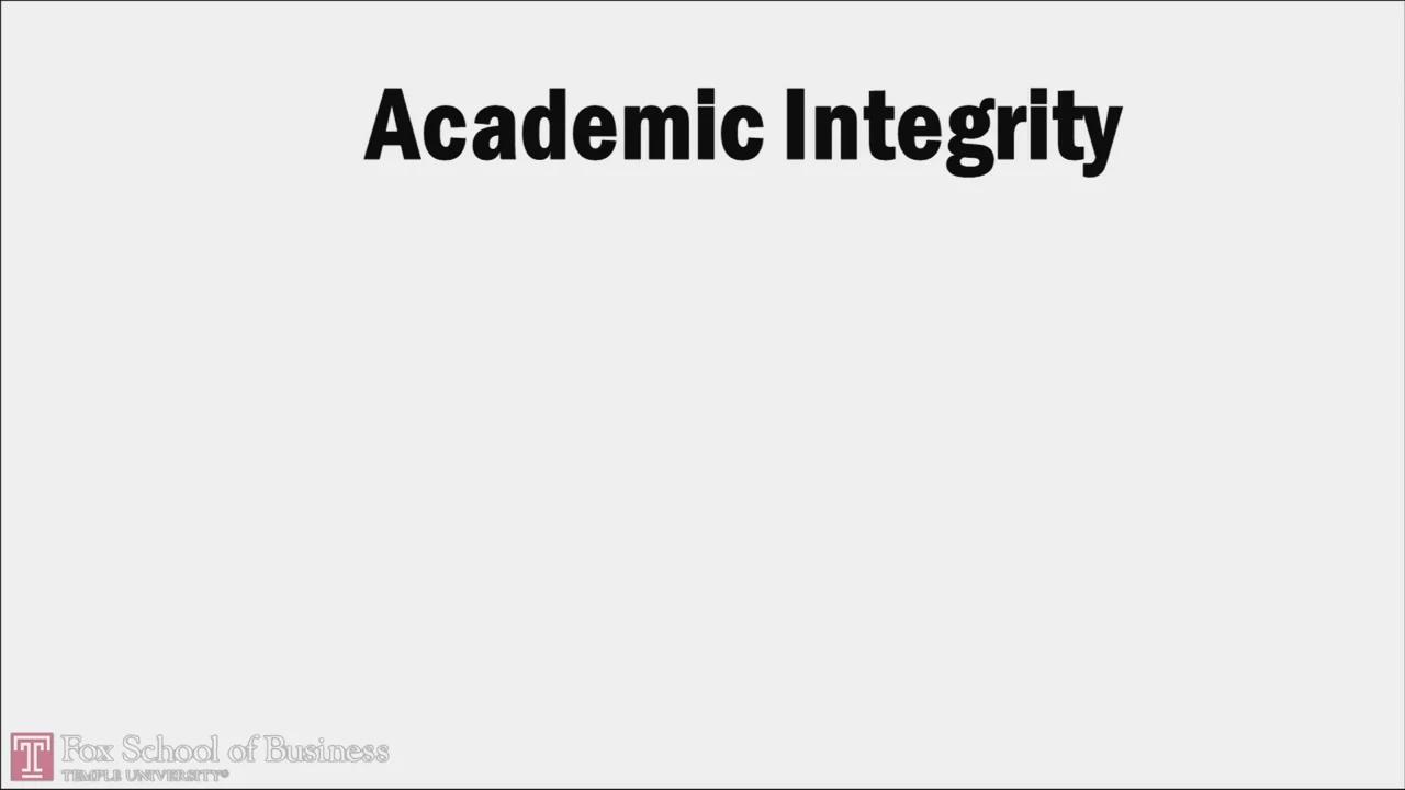 Login to view Academic Integrity