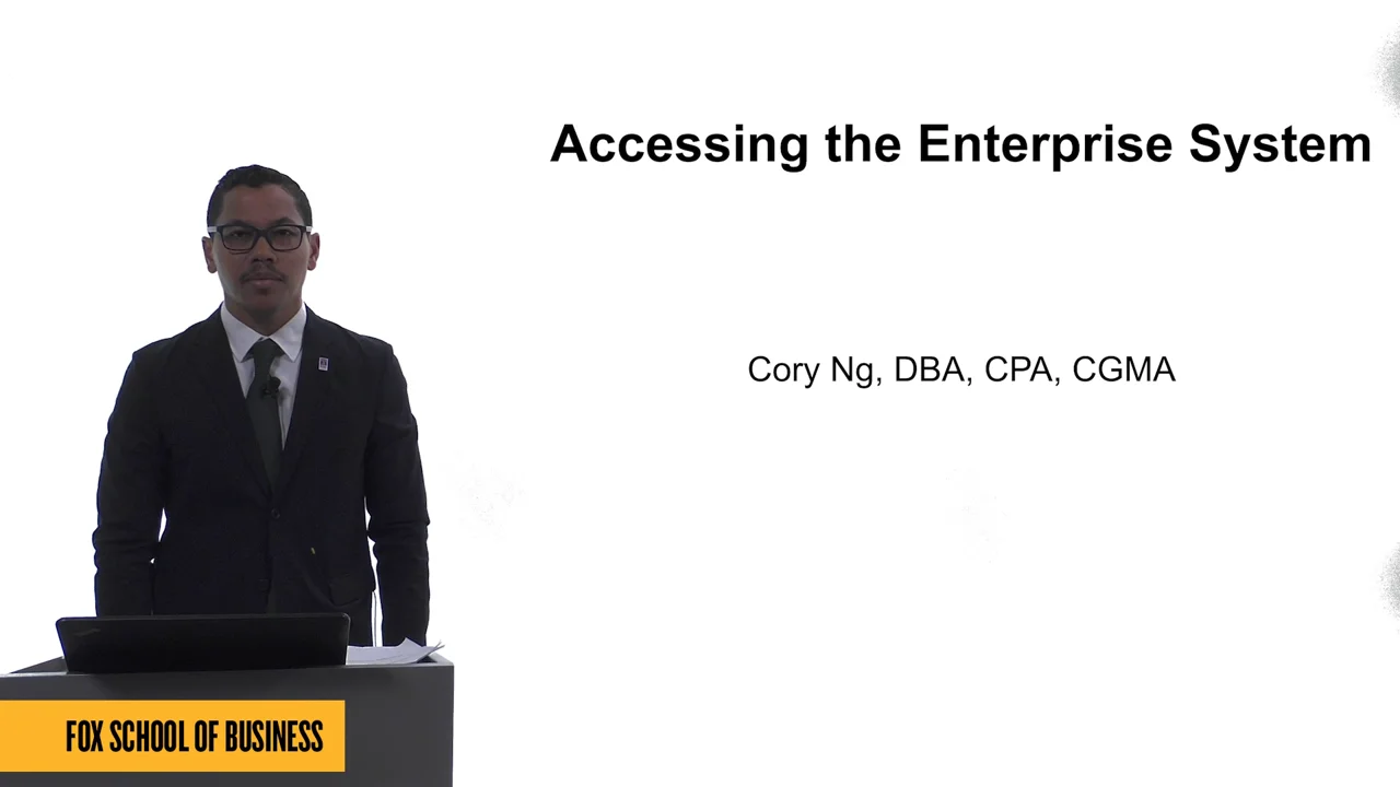 Login to view Accessing the Enterprise System