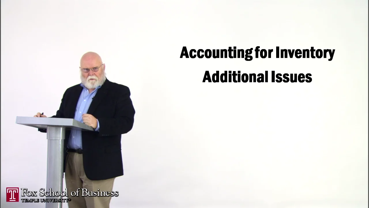 Login to view Accounting for Inventory Additional Issues