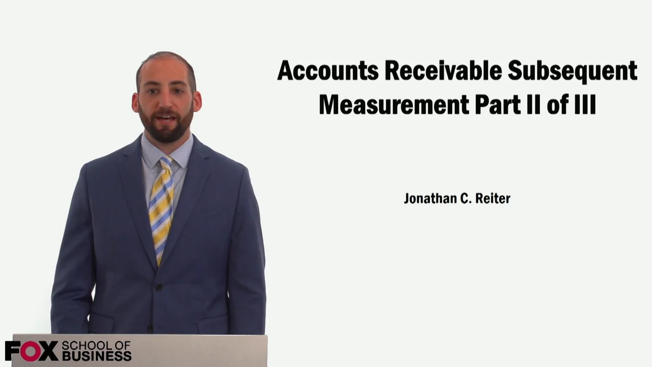 Login to view Accounts Receivable Subsequent Measurement Part 2