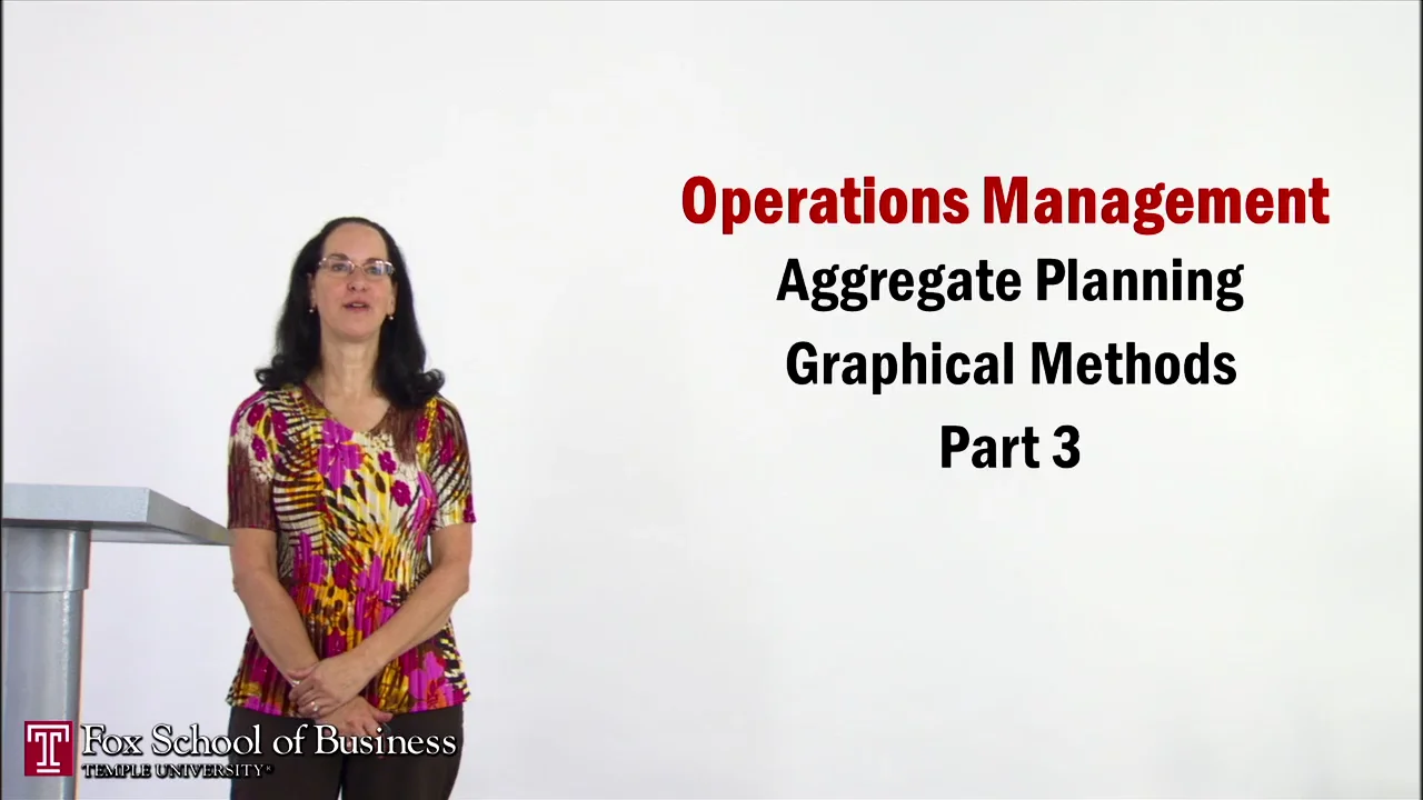 Login to view Aggregate Planning IV:  Graphical Methods Part 3