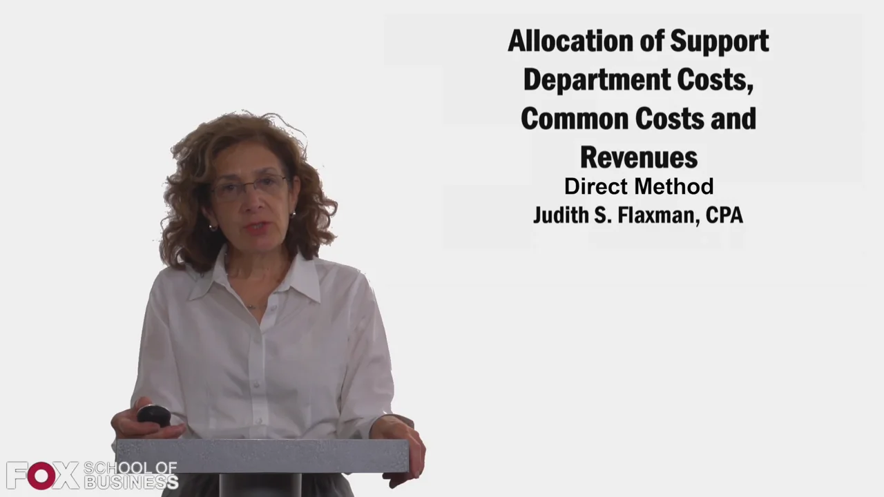 Login to view Allocation of Support Department Costs, Common Costs, and Revenues: Direct Method