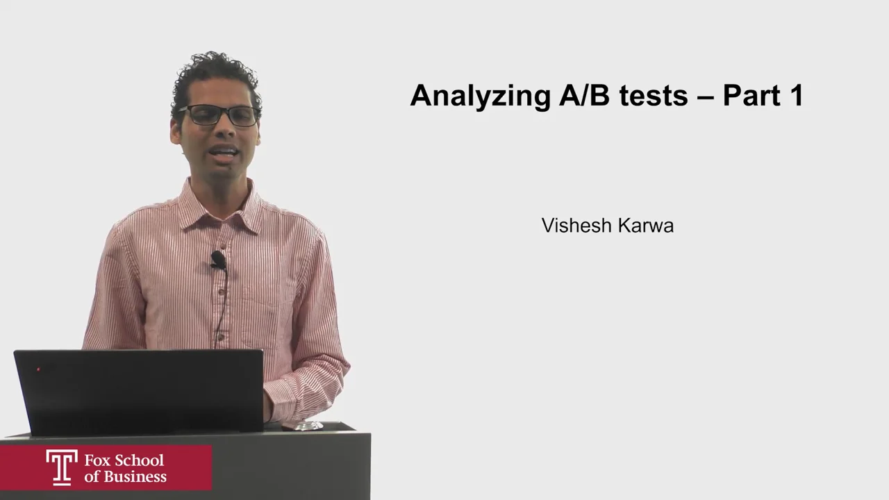 Login to view Analyzing AB Tests Part 1