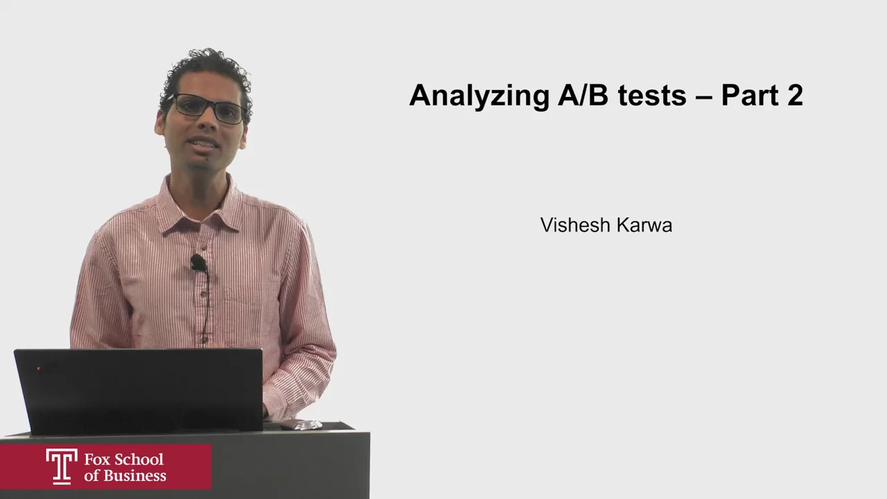 Login to view Analyzing AB Tests Part 2