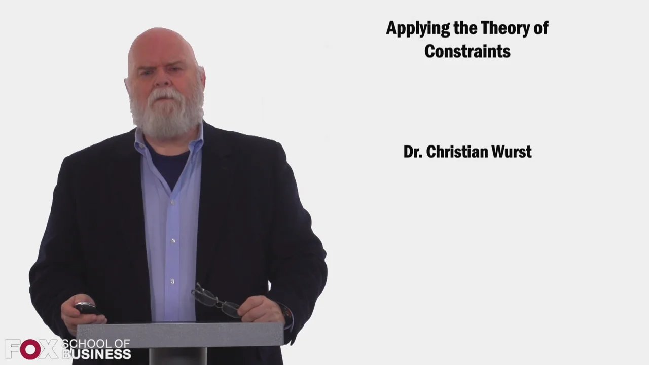 Login to view Applying the Theory of Constraints