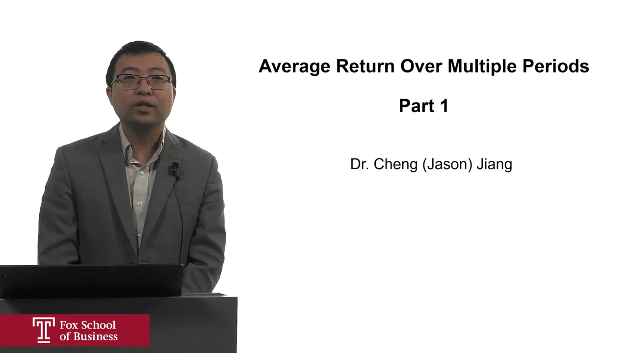 Login to view Average Return Over Multiple Periods Part 1