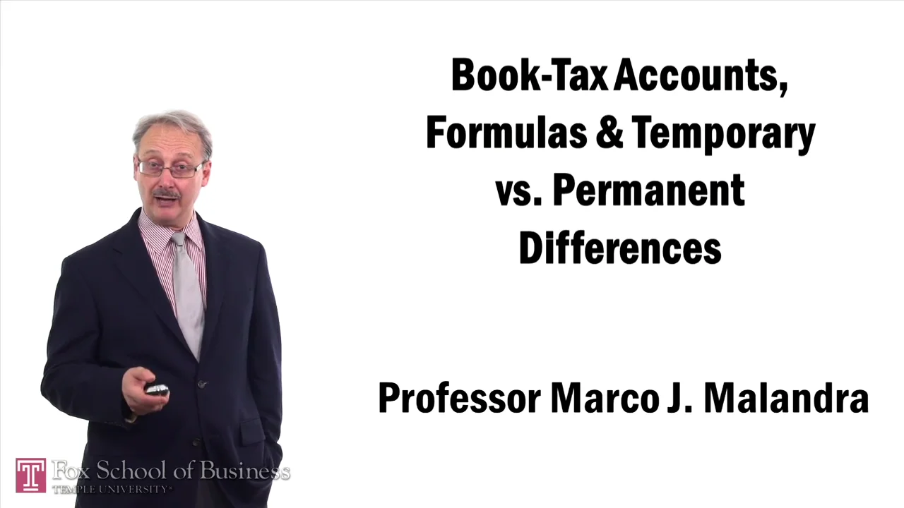 Login to view Book-Tax Accounts Formulas and Temporary vs. Permanent Differences