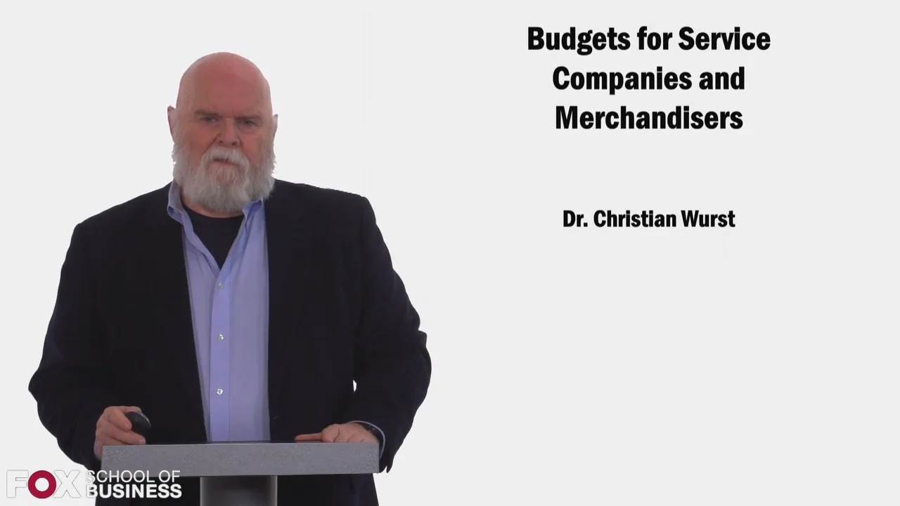 Login to view Budgets for Service Companies and Merchandisers