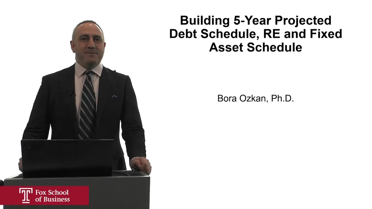 Login to view Building 5-Year Projected Debt Schedule, RE and Fixed Assets