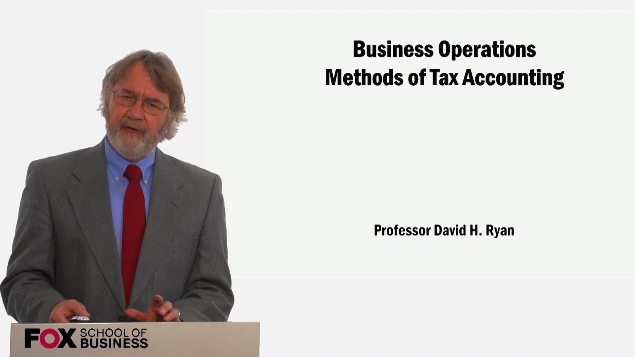 Login to view Business Operations Methods of Tax Accounting