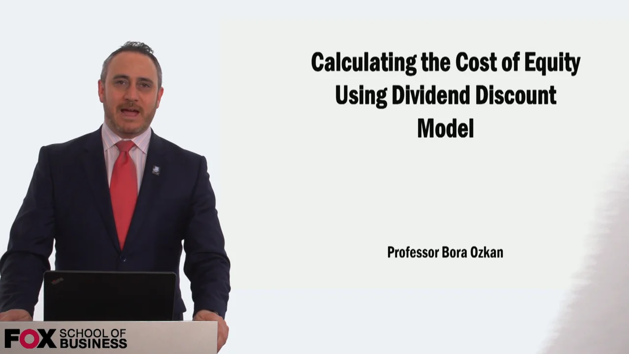 Login to view Calculating the Cost of Equity using the Dividend Discount Model