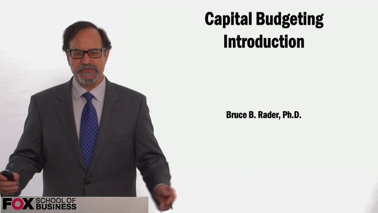 Login to view Capital Budgeting Introduction