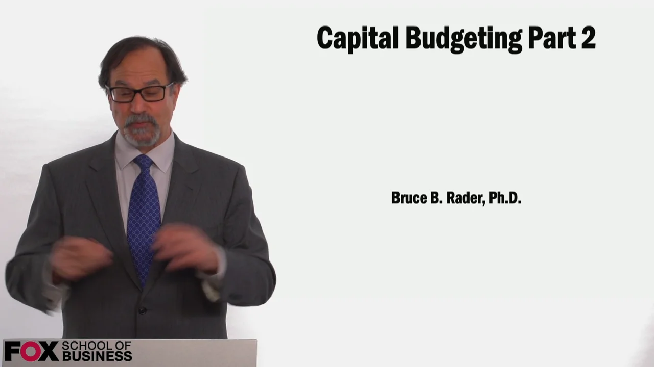 Login to view Capital Budgeting Techniques (Part 2)