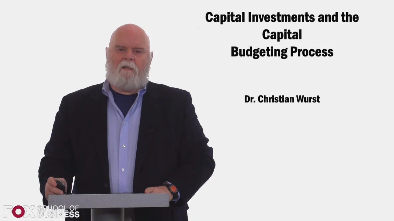 Login to view Capital Investments and the Capital Budgeting Process