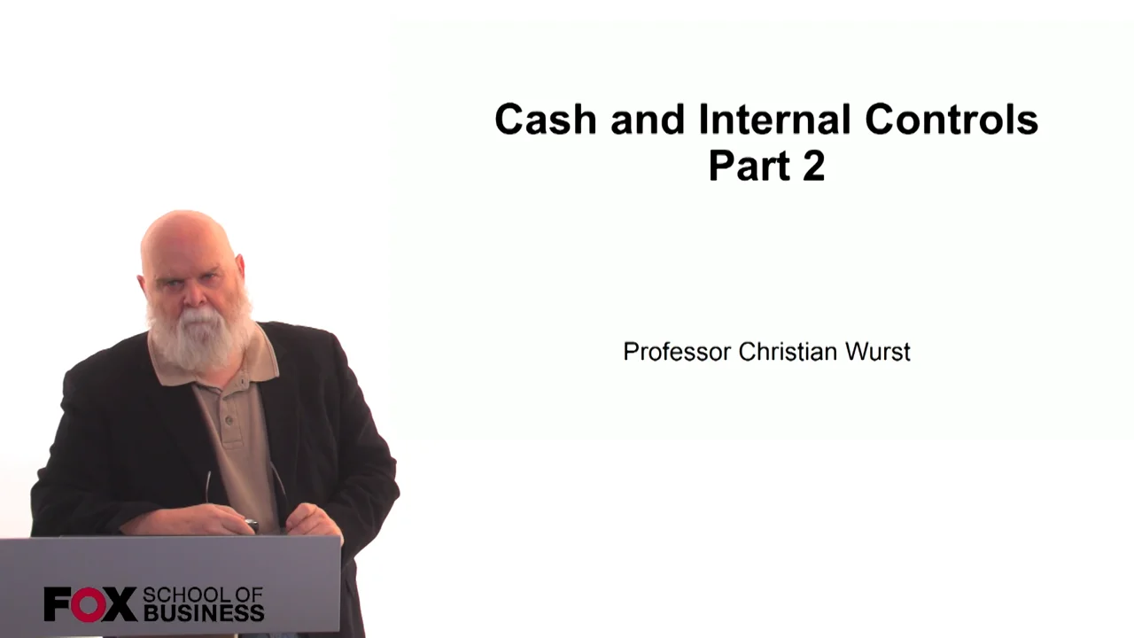 Login to view Cash and Internal Controls Part 2