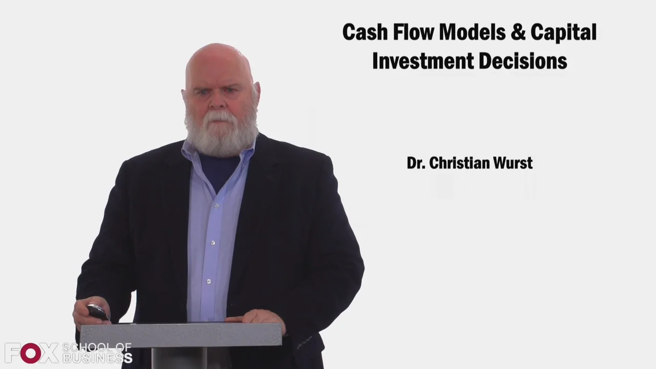 Login to view Cash Flow Models and Capital Investment Decisions