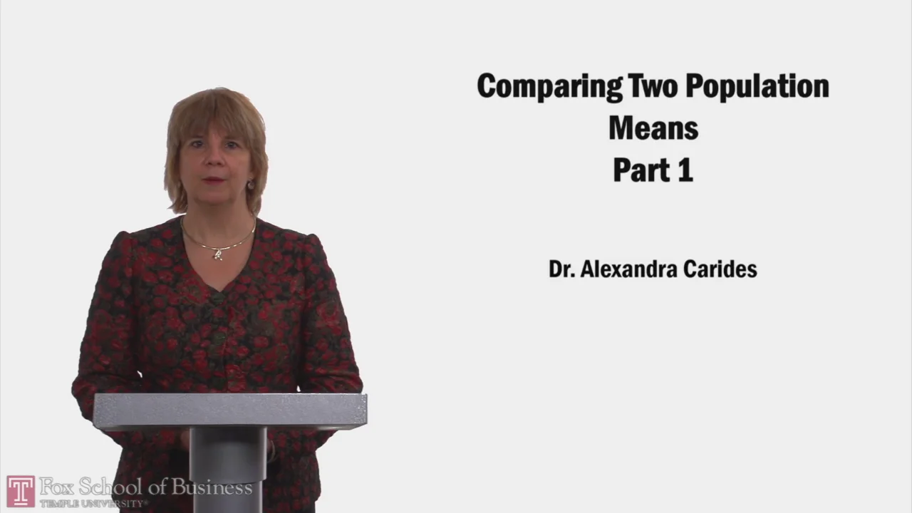 Login to view Comparing Two Population Means PT1