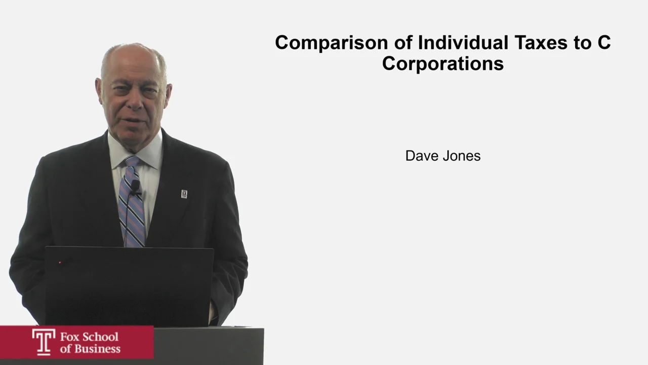 Login to view Comparison of Individual Taxes to C Corporations