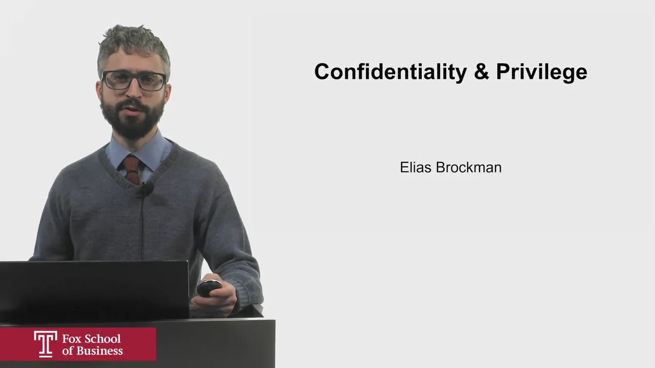 Login to view Confidentiality and Privilege