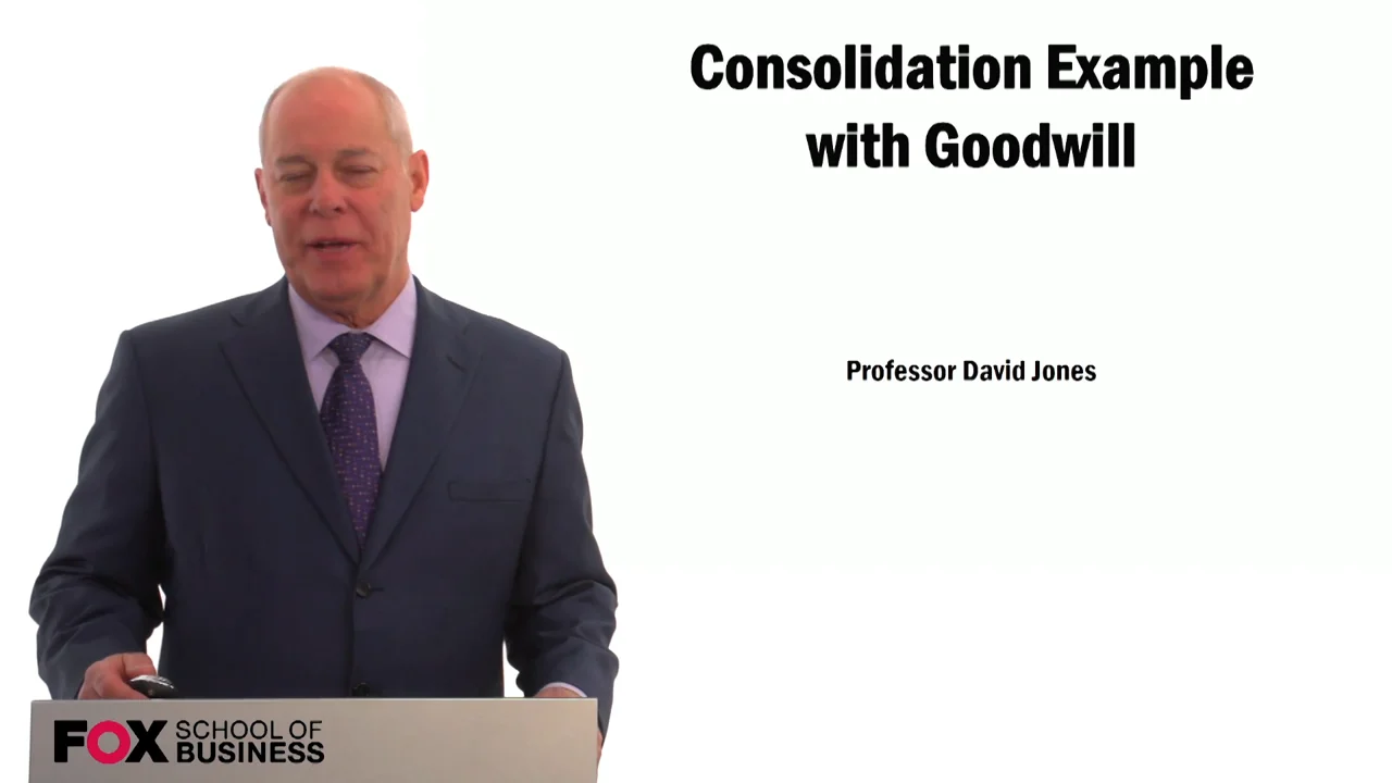 Login to view Consolidation Example with Goodwill