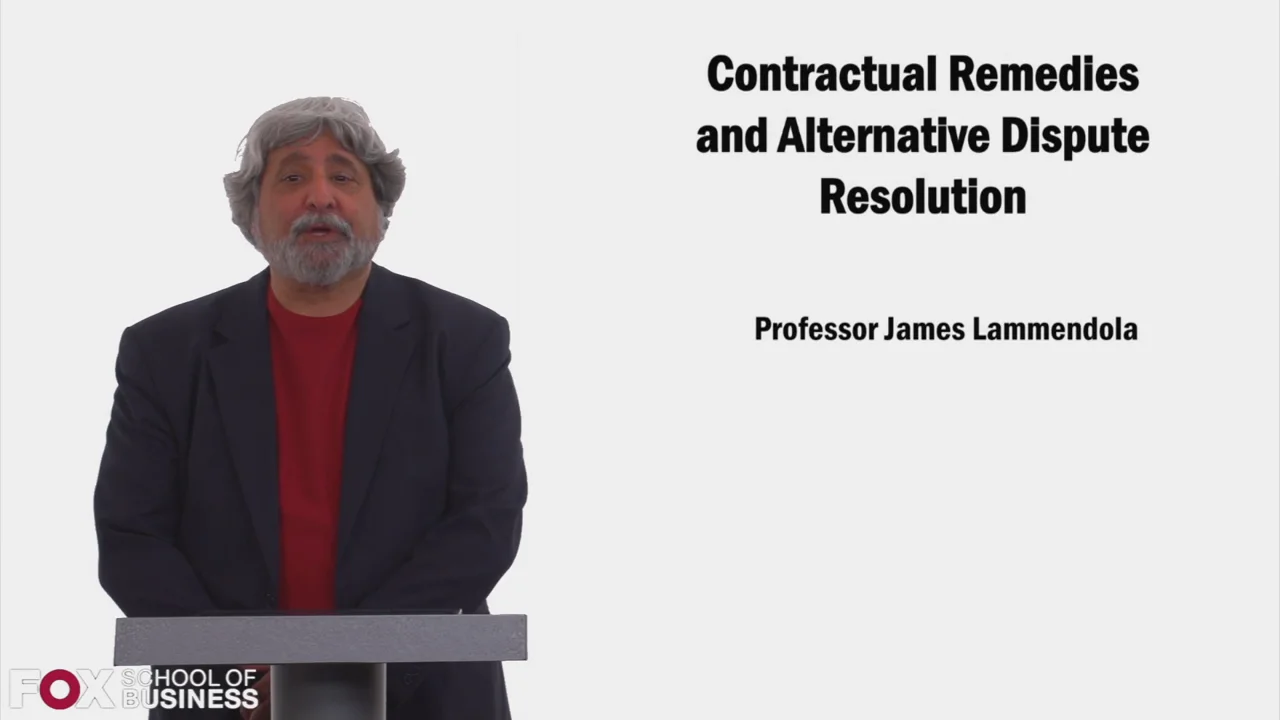 Login to view Contractual Remedies and Alternative Dispute Resolution