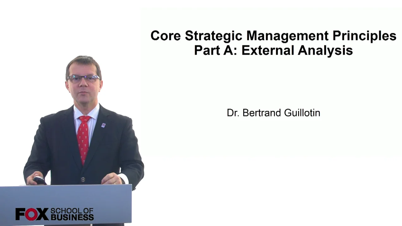 Login to view Core Strategic Management Principles – Part A: External Analysis