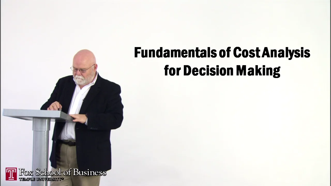 Login to view Cost Analysis for Decision Making I