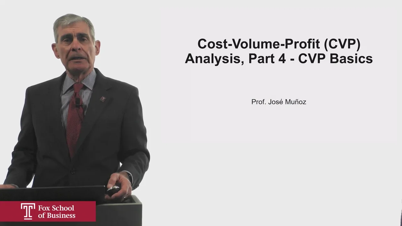 Login to view Cost-Volume-Profit (CVP) Analysis, Part 4 – CVP Basics
