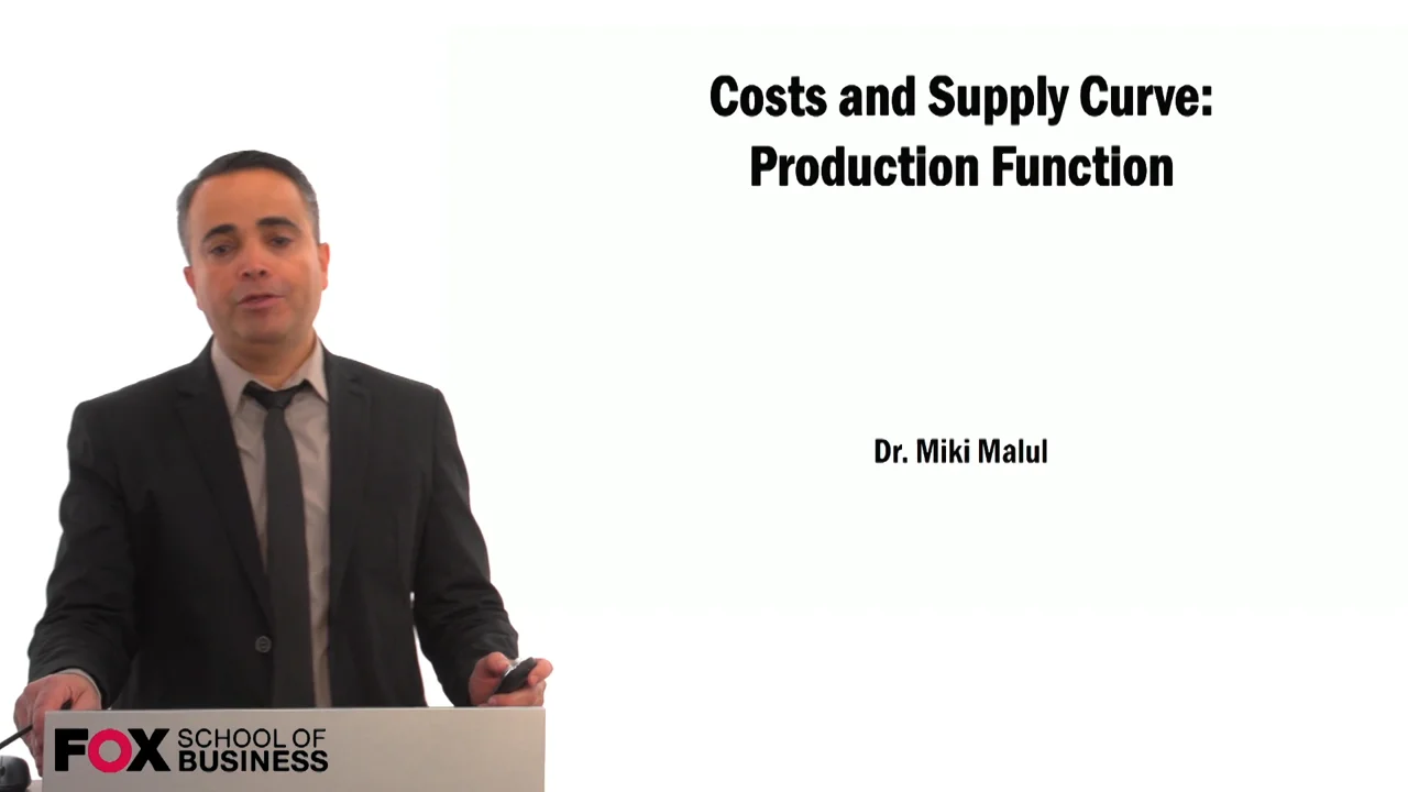 Login to view Costs and Supply Curve: Production Function