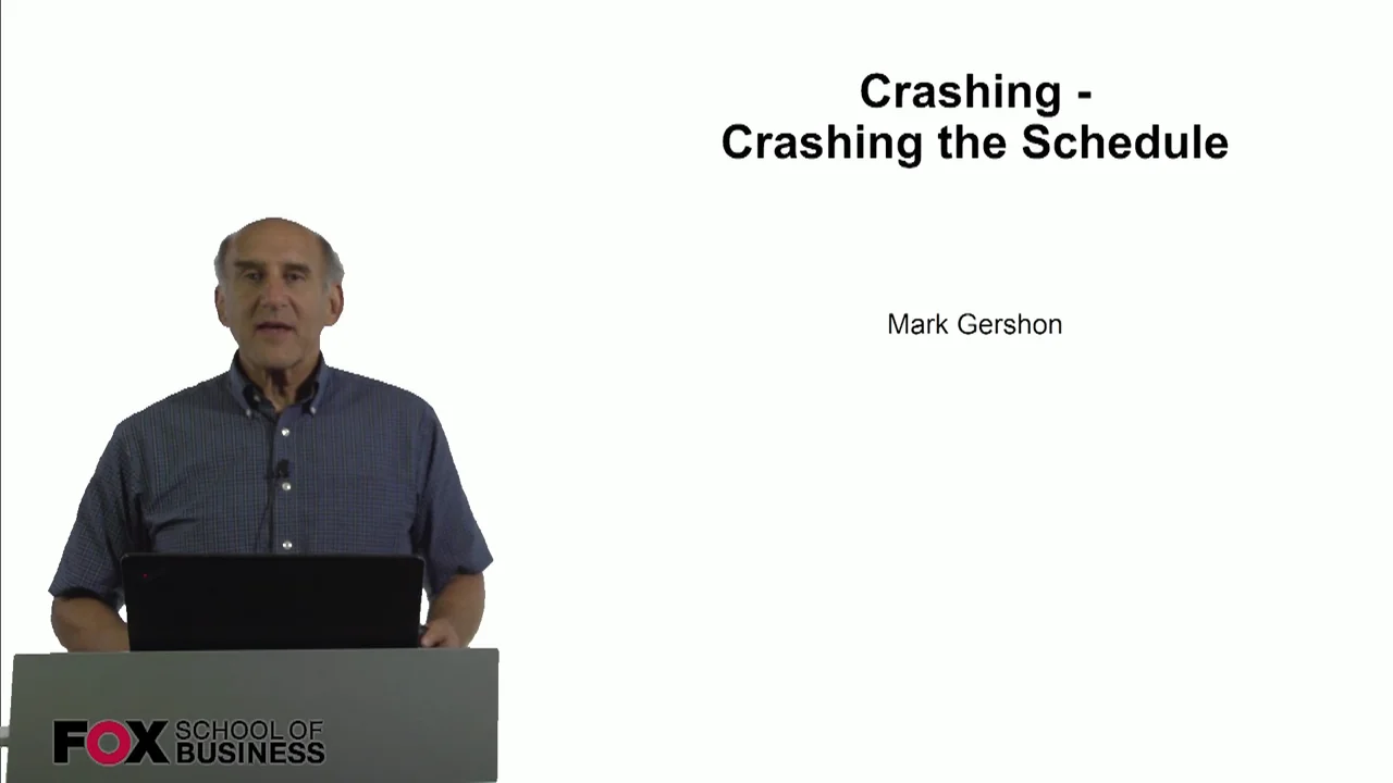 Login to view Crashing – Crashing the Schedule