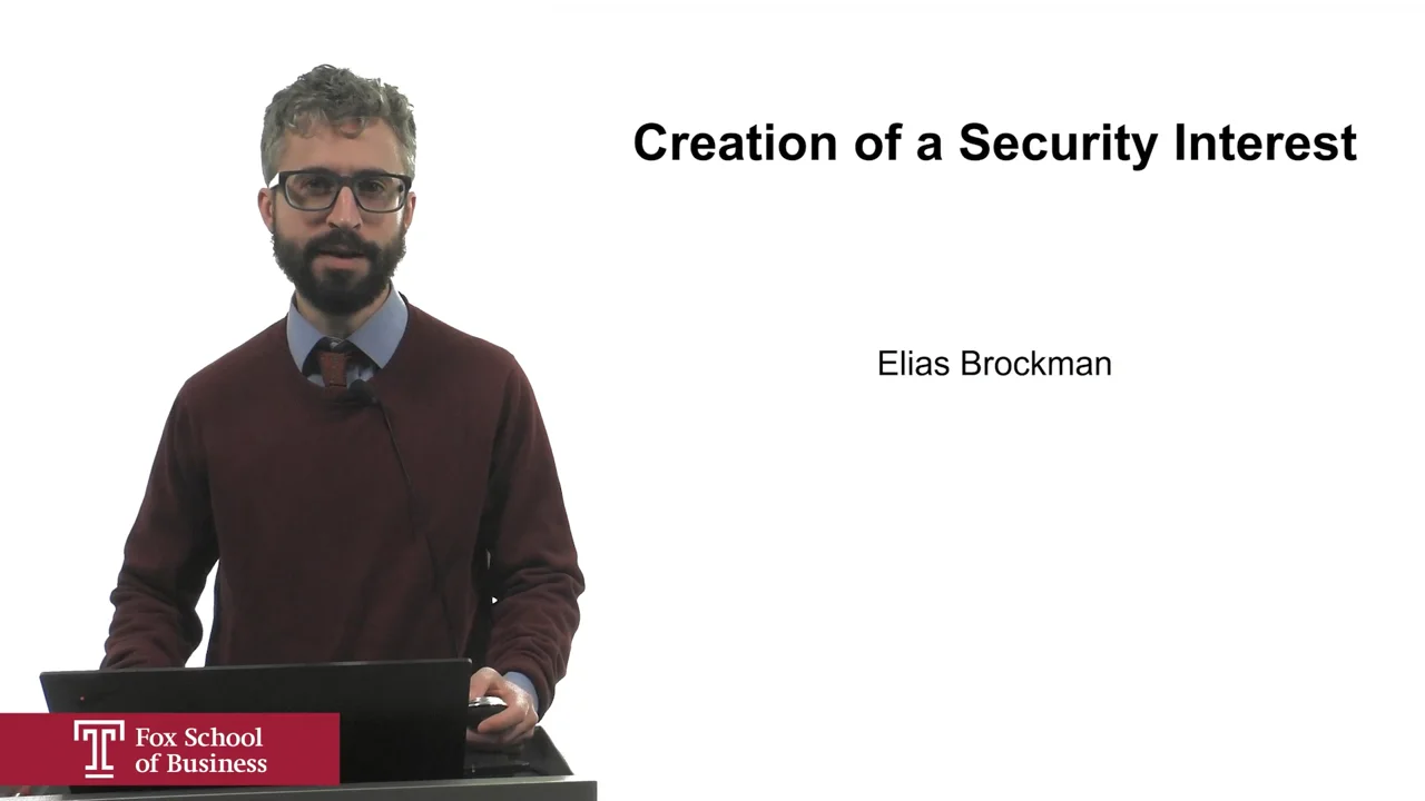 Login to view Creation of a Security Interest