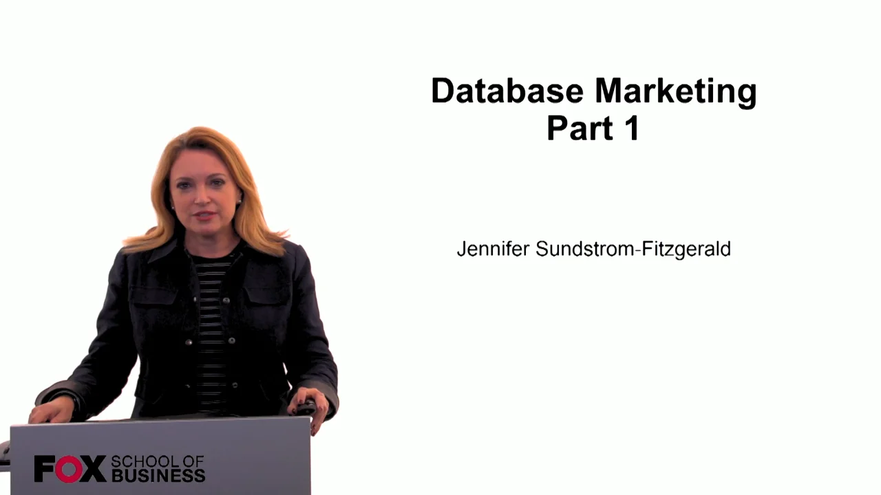 Login to view Database Marketing Part 1
