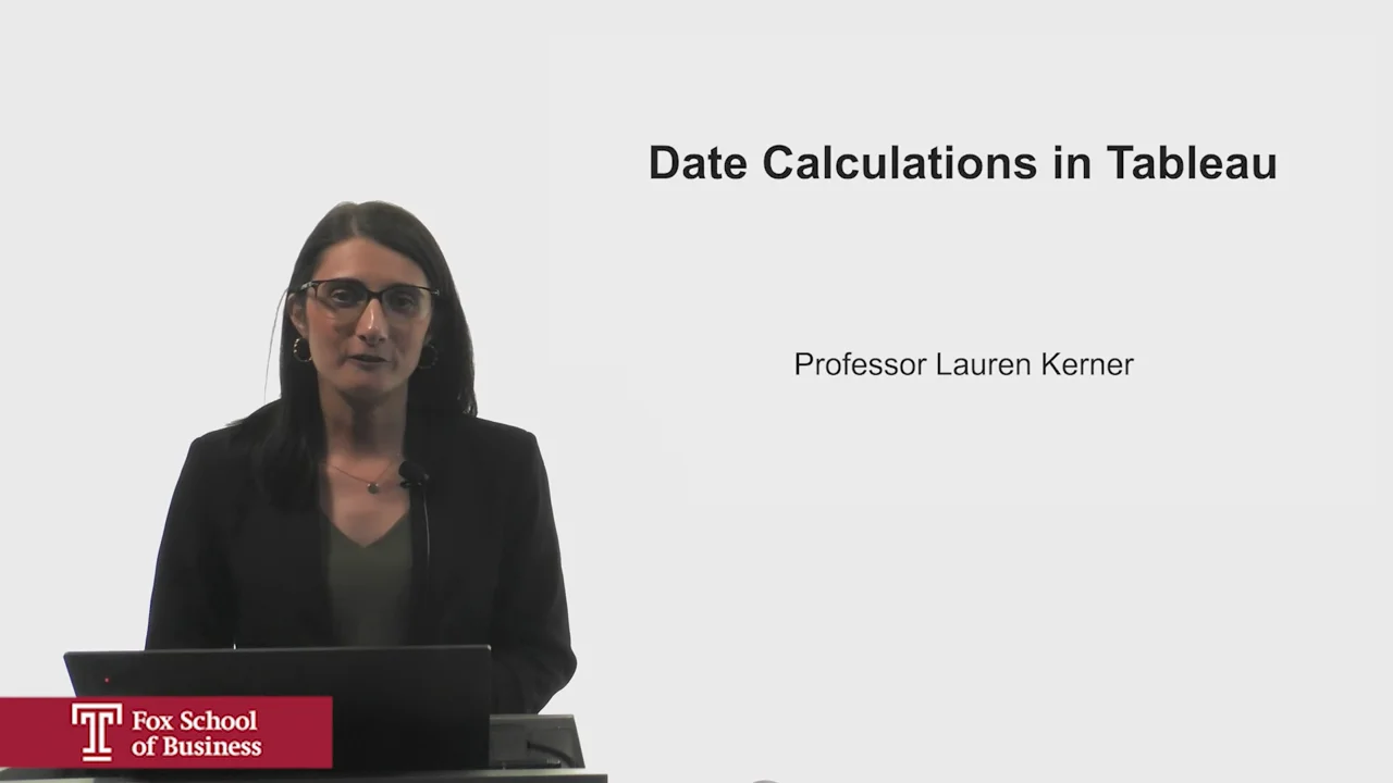 Login to view Date Calculations in Tableau
