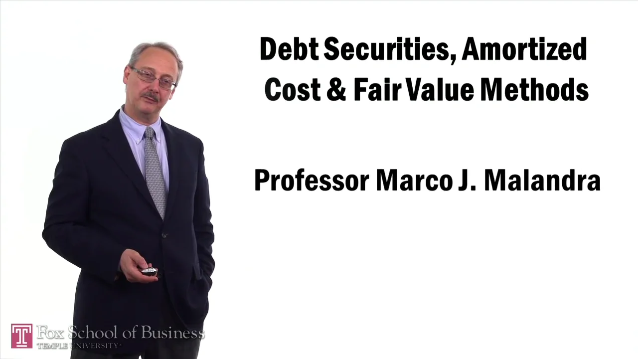 Login to view Debt Securities Amortized Cost and Fair Value Methods