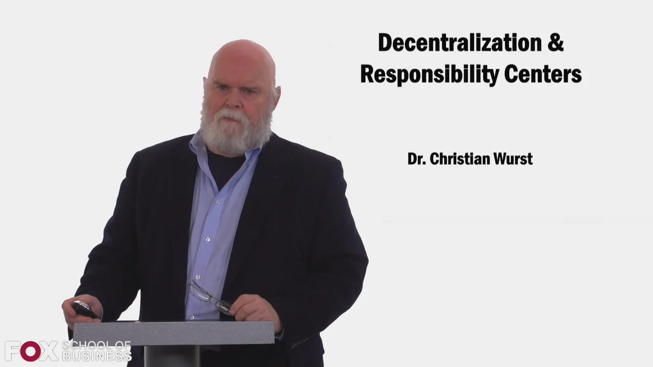 Login to view Decentralization and Responsibility Centers