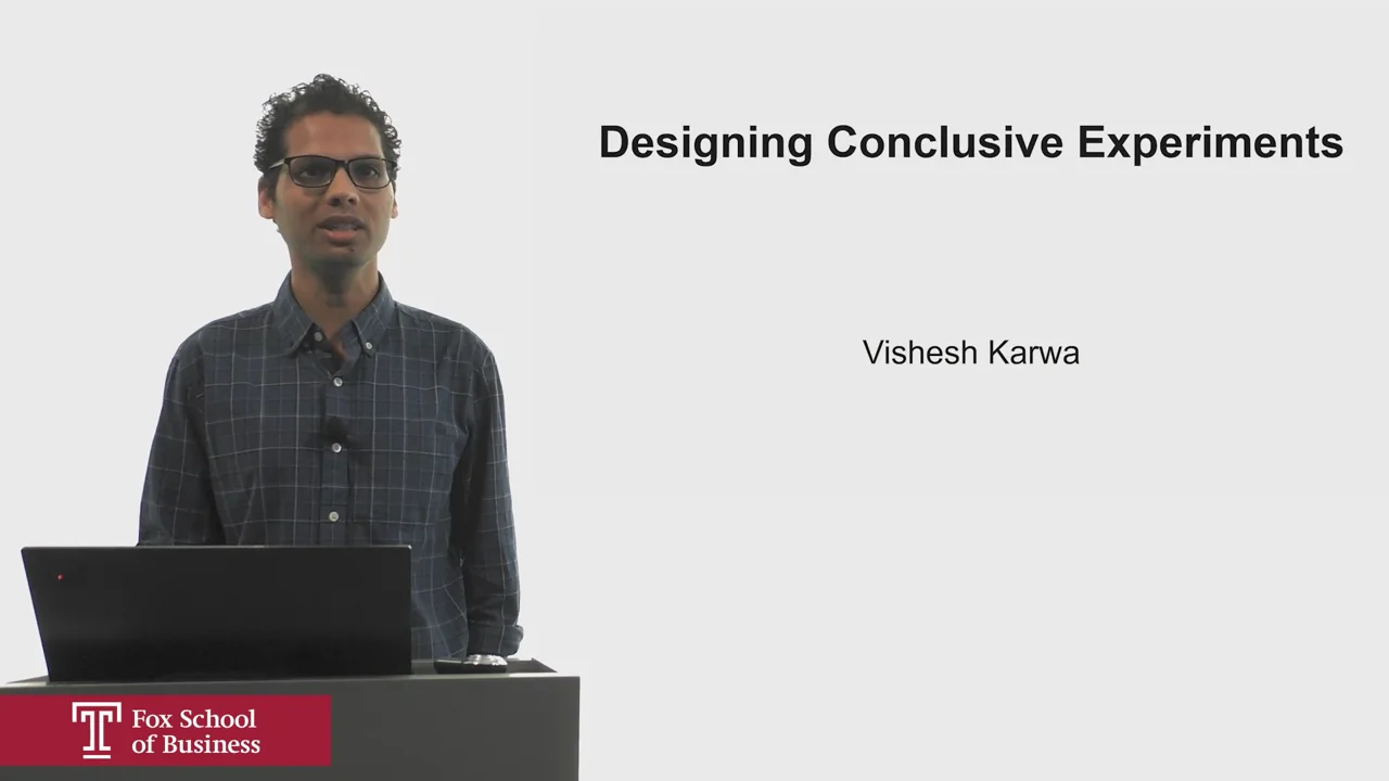 Login to view Designing Conclusive Experiments
