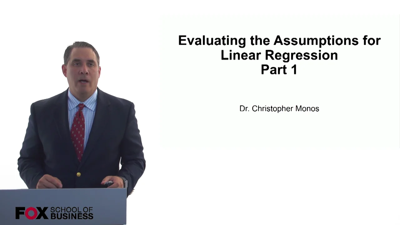 Login to view Evaluating Assumptions for Linear Regression Part 1