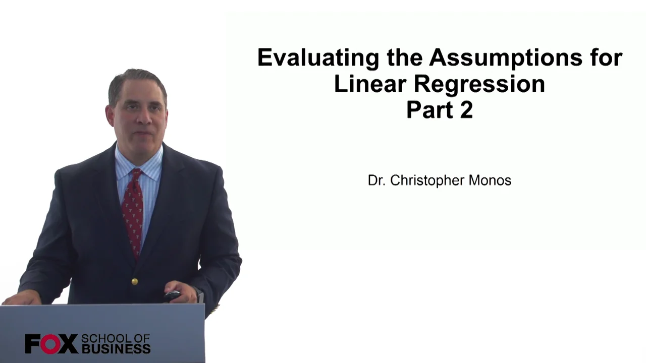 Login to view Evaluating Assumptions for Linear Regression Part 2