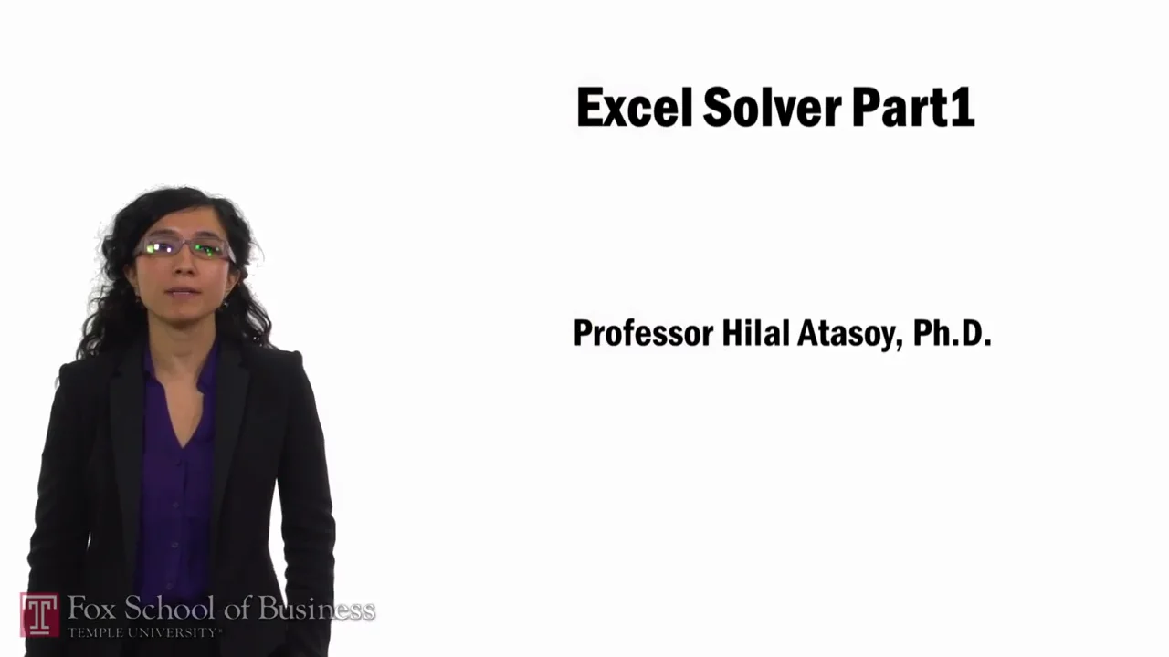 Login to view Excel Solver Part 1
