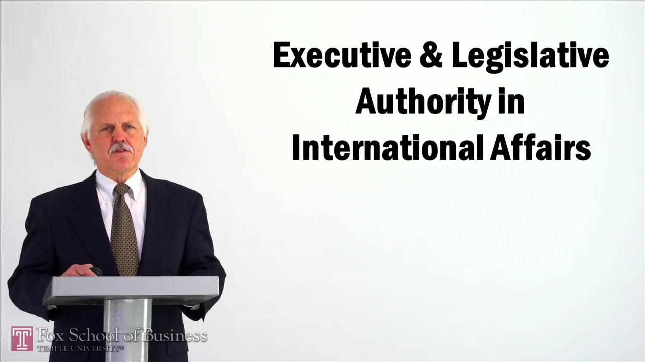 Login to view Executive and Legislative Authority in International Affairs