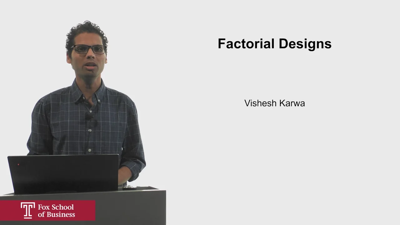 Login to view Factorial Designs
