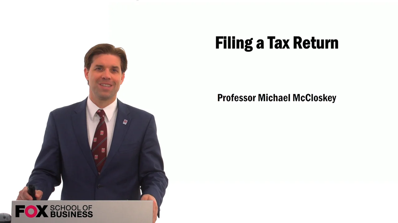 Login to view Filing a Tax Return