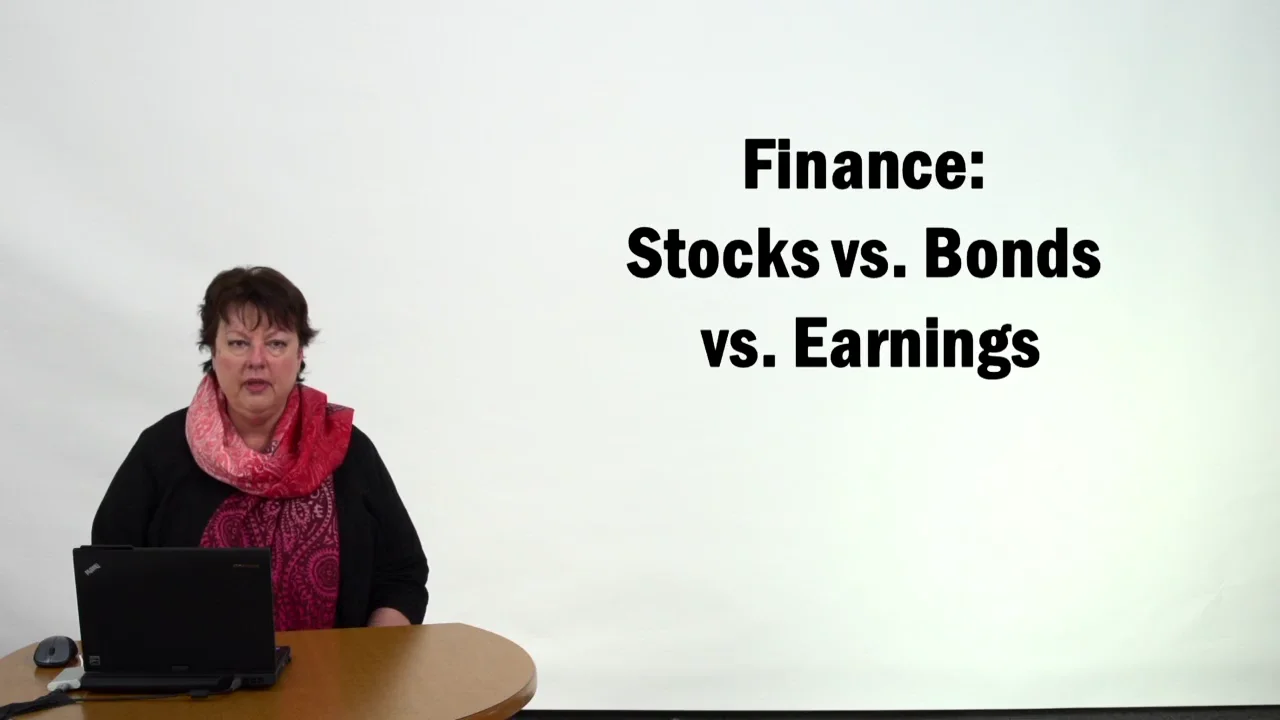 Login to view Finance – Stocks vs Bonds vs Earnings