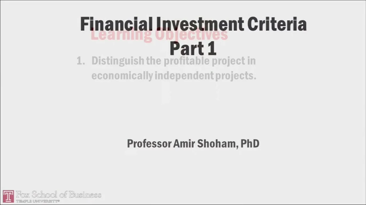 Login to view Financial Investment Criteria PT1