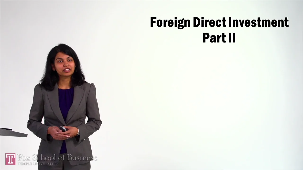 Login to view Foreign Direct Investment II