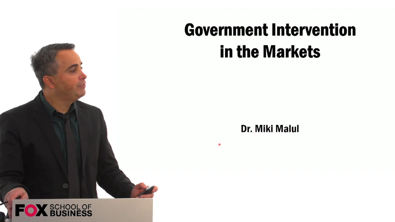 Login to view Government Intervention in the Markets