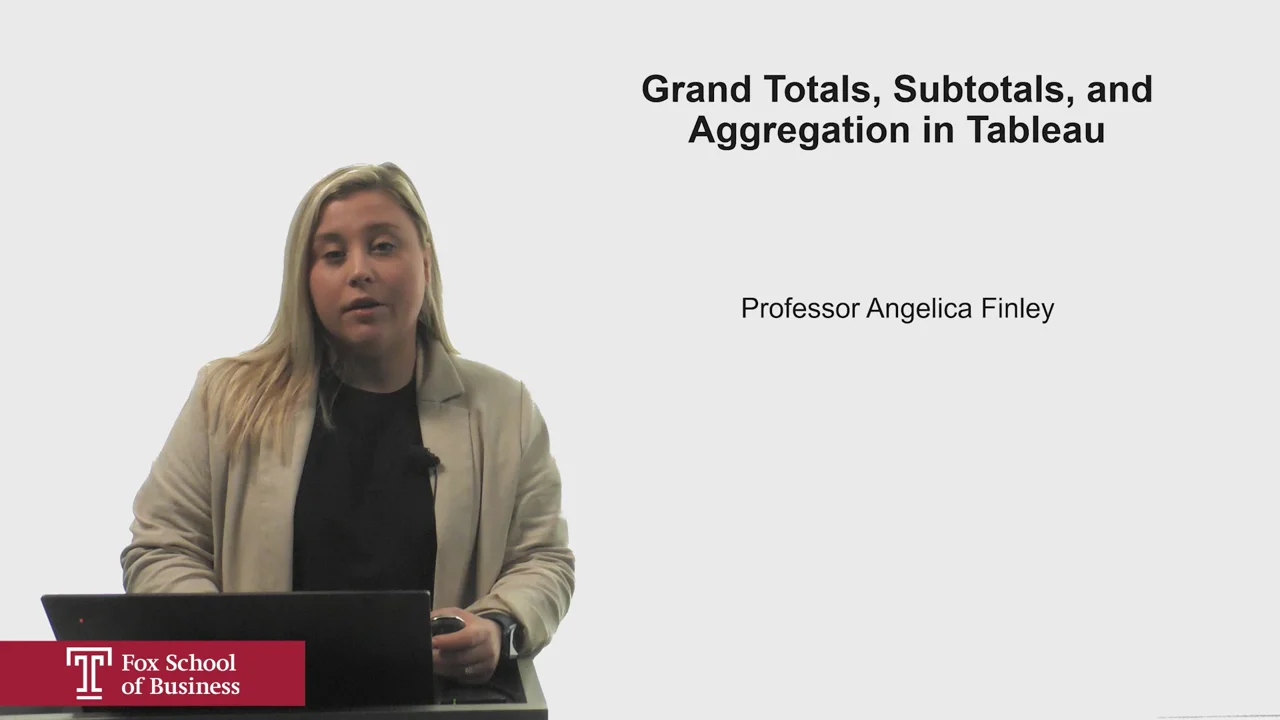 Login to view Grand Totals, Subtotals, and Aggregation in Tableau