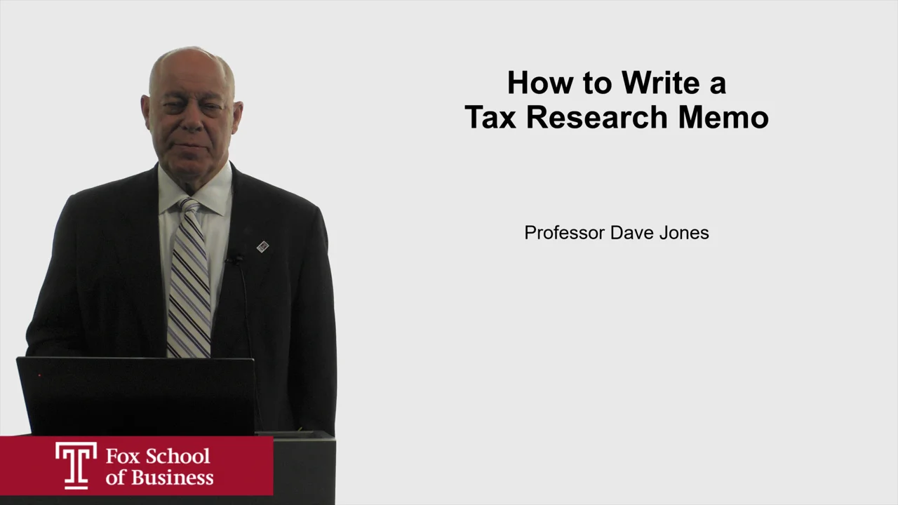 Login to view How to Write a Tax Research Memo