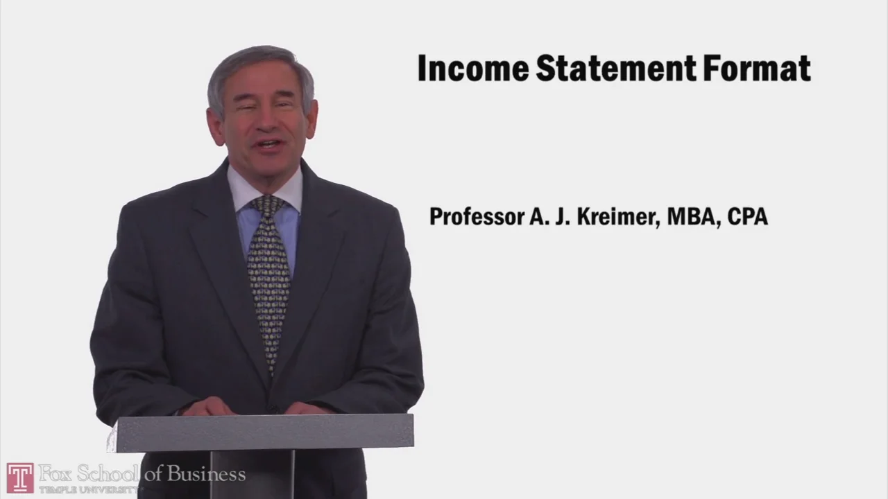 Login to view Income Statement Format