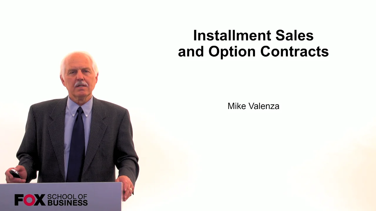 Login to view Installment Sales and Option Contracts